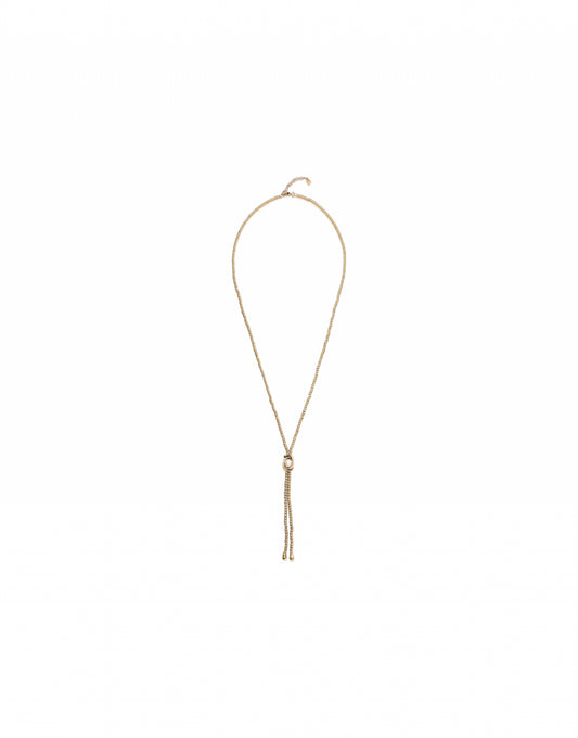 UNO DE 50 UNOde50 - Gold Little Moon Necklace available at The Good Life Boutique