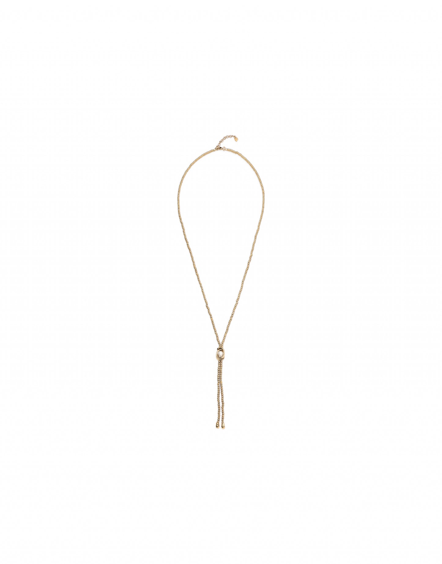 UNO DE 50 UNOde50 - Gold Little Moon Necklace available at The Good Life Boutique