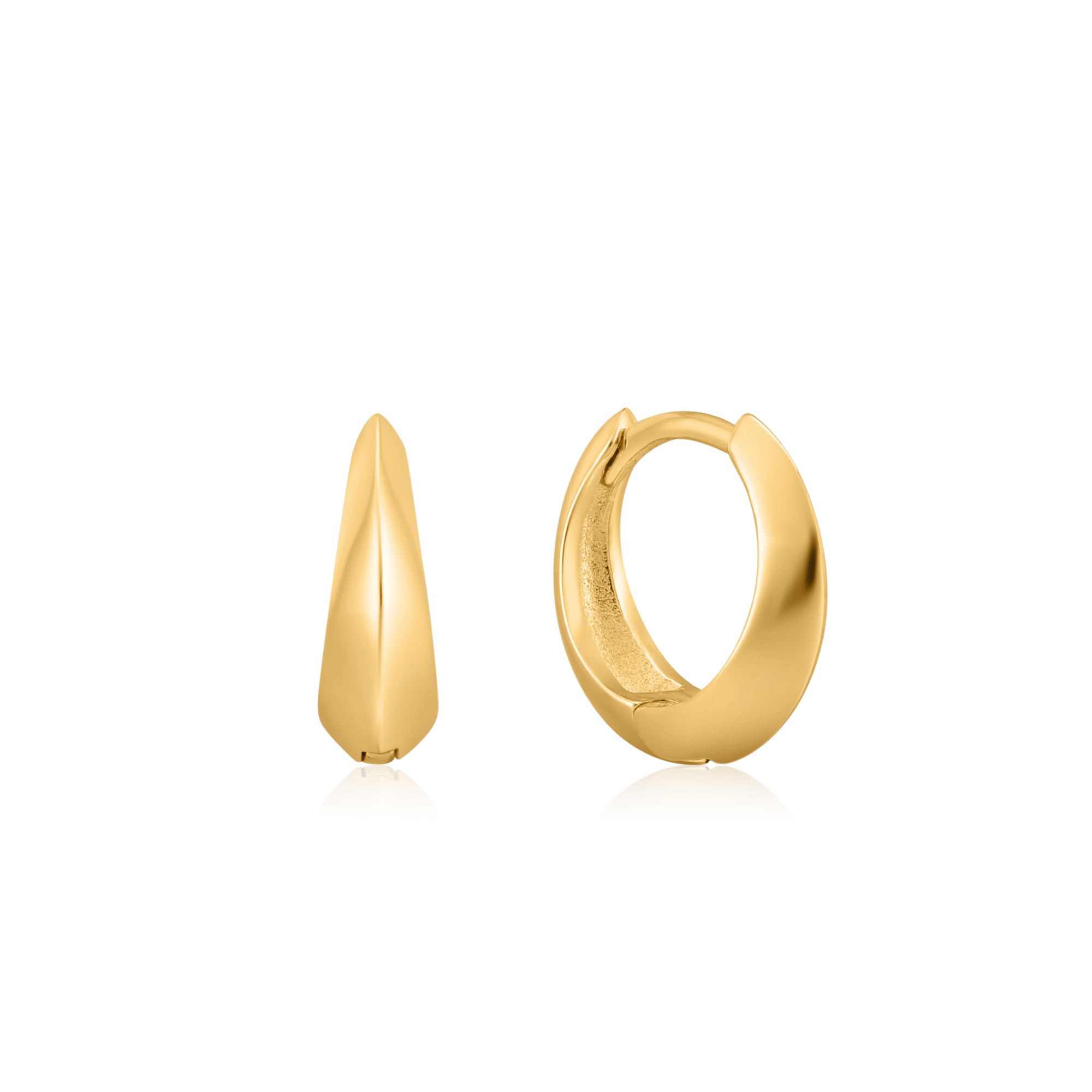 ANIA HAIE ANIA HAIE - Gold Single Spike Huggie Hoop Earrings available at The Good Life Boutique