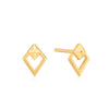 ANIA HAIE ANIA HAIE - Gold Spike Diamond Stud Earrings available at The Good Life Boutique