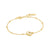 ANIA HAIE ANIA HAIE - Gold Mother Of Pearl Disc Bracelet available at The Good Life Boutique