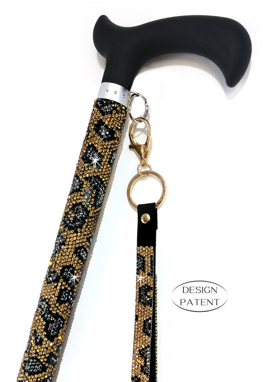 JacquelineKent Jacqueline Kent - Sugar Cane - Luxury - Leopard Gold available at The Good Life Boutique