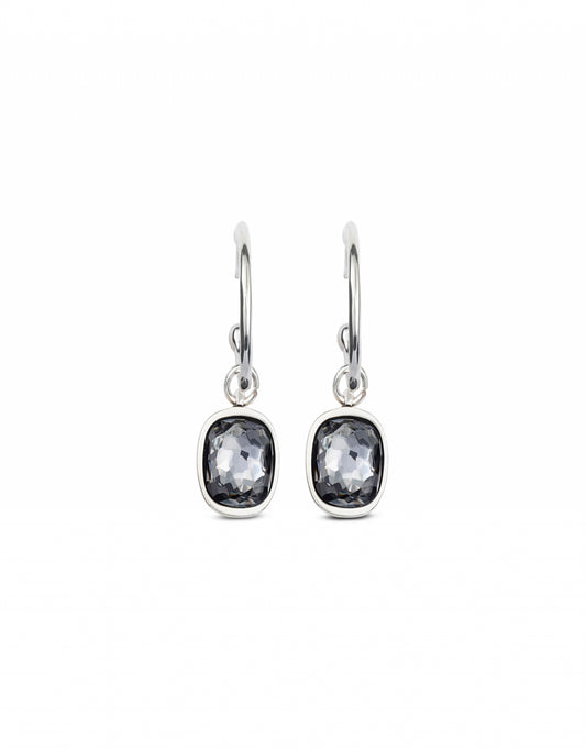 UNO DE 50 UNOde50 - Silver Shiny Tears Earrings available at The Good Life Boutique