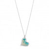 Dune Jewelry Dune Jewelry - Tilted Heart Necklace - Gradient available at The Good Life Boutique