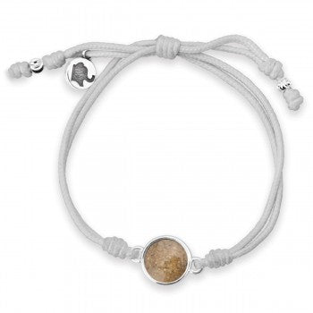 Dune Jewelry TTW - Gray Elephant Bracelet With LBI Sand - Alzheimer's Care & Research available at The Good Life Boutique