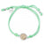 Dune Jewelry TTW - Mint Green Teddy Bear Bracelet With LBI Sand - Childhood Cancer Care & Research available at The Good Life Boutique
